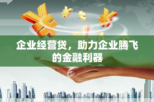 鼓山企业经营贷，助力企业腾飞的金融利器
