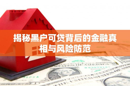 鼓山揭秘黑户可贷背后的金融真相与风险防范