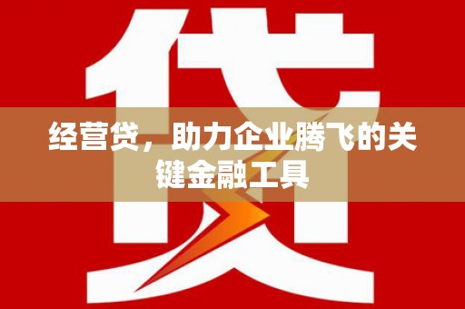 鼓山经营贷，助力企业腾飞的关键金融工具