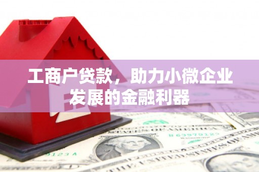 鼓山工商户贷款，助力小微企业发展的金融利器