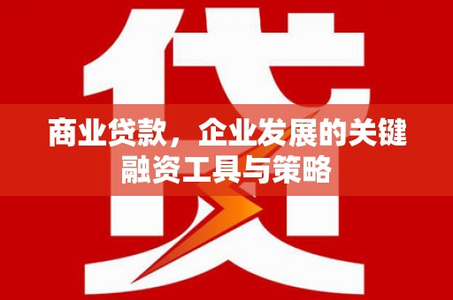 鼓山商业贷款，企业发展的关键融资工具与策略
