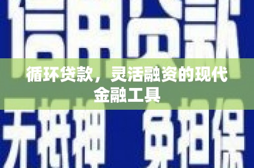 鼓山循环贷款，灵活融资的现代金融工具