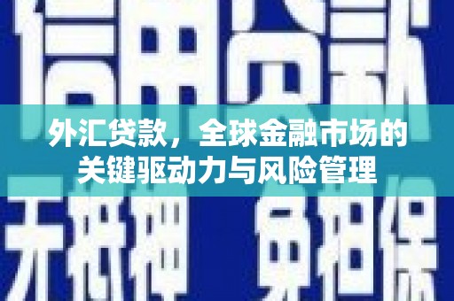 鼓山外汇贷款，全球金融市场的关键驱动力与风险管理