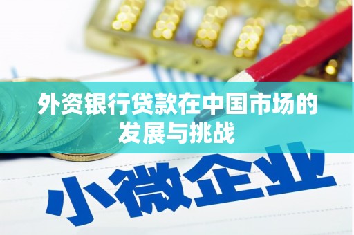 鼓山外资银行贷款在中国市场的发展与挑战
