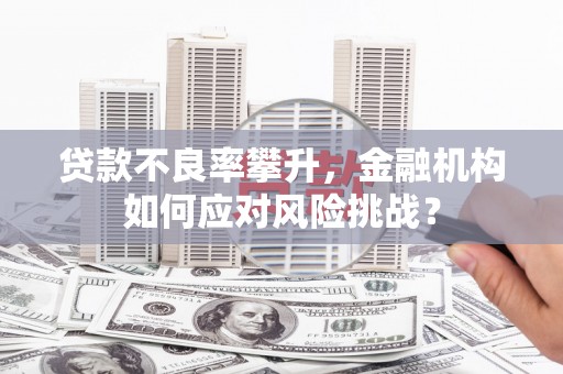 鼓山贷款不良率攀升，金融机构如何应对风险挑战？