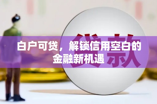 鼓山白户可贷，解锁信用空白的金融新机遇