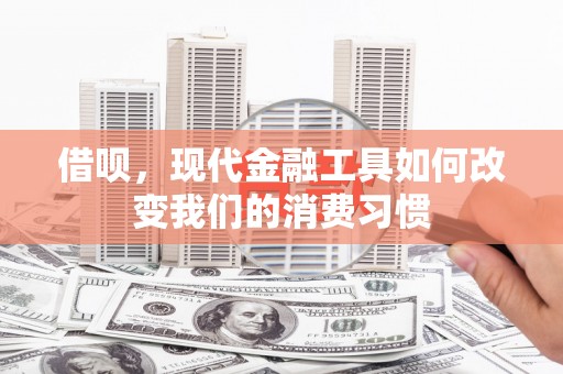 鼓山借呗，现代金融工具如何改变我们的消费习惯