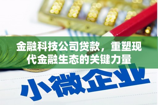 鼓山金融科技公司贷款，重塑现代金融生态的关键力量