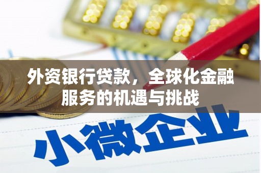 鼓山外资银行贷款，全球化金融服务的机遇与挑战