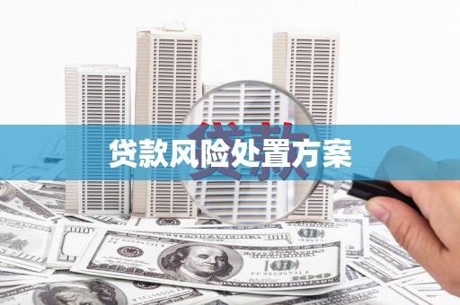 鼓山贷款风险处置方案