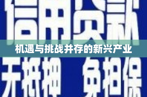 鼓山机遇与挑战并存的新兴产业