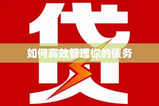 鼓山如何高效管理你的债务
